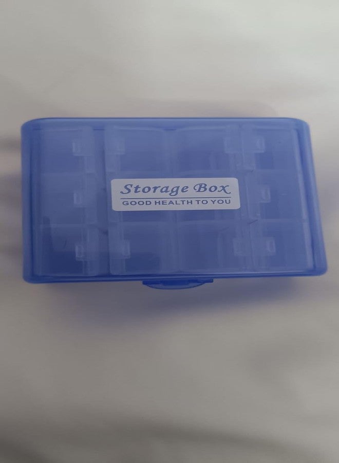 Graidient span Gradient Span Pill Organizer Box - 4 Compartments with 3 Sub-Slots Each, Color-Coded Daily Pill Case - Image 1